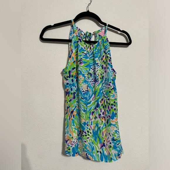 Lilly Pulitzer Tops - Lilly Pulitzer Skylar Halter Top Women's Size XS